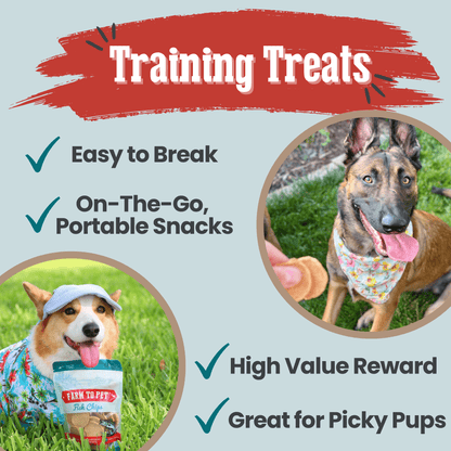 Farm to Pet Fish Chips Wild-Caught Walleye Dog Treats
