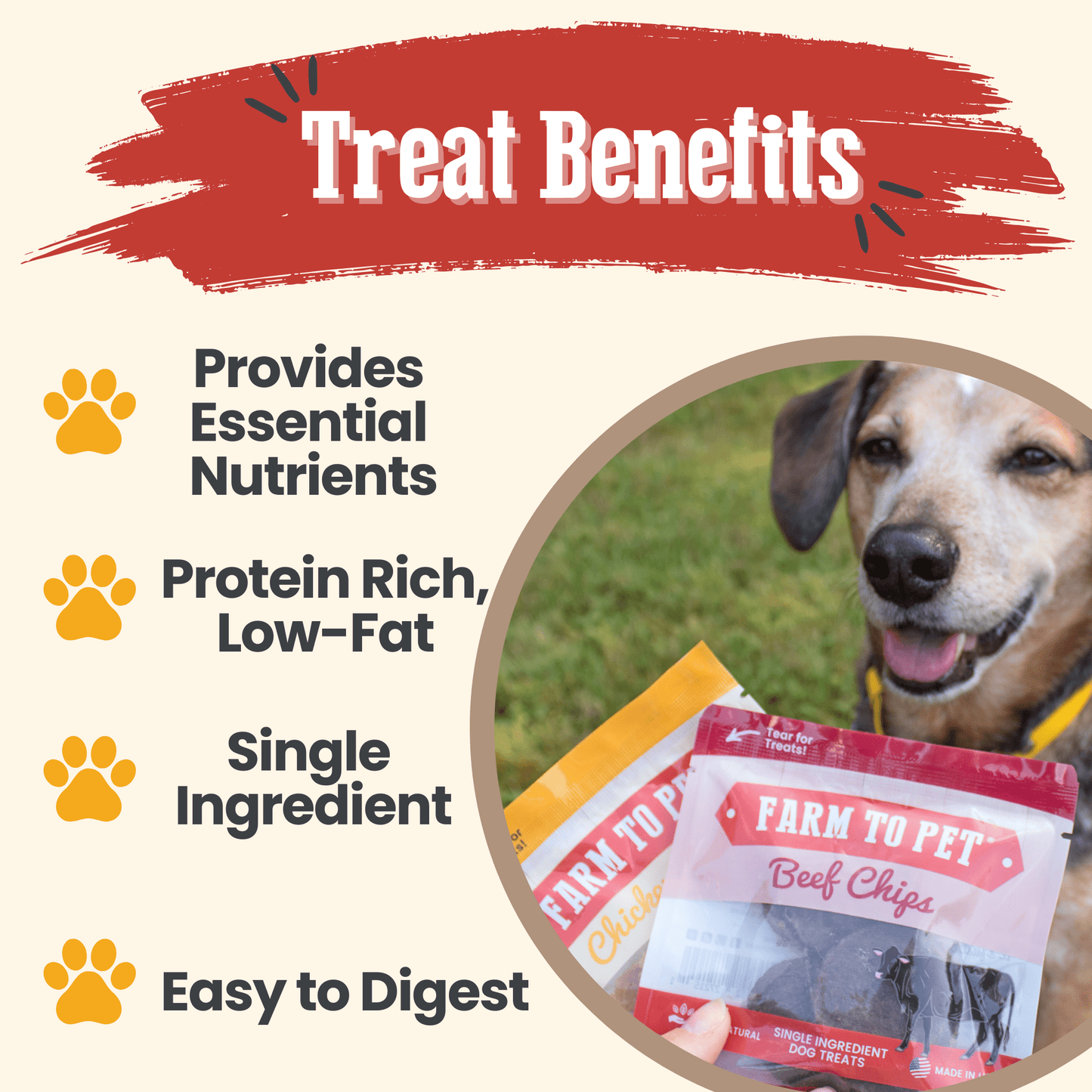 Farm to Pet Puppy Pack Single-Ingredient Dog Treat Starter Pack