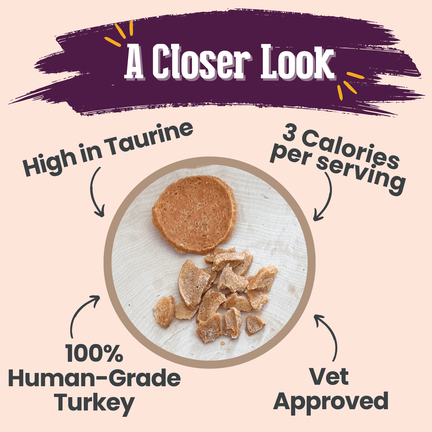 Farm to Pet Turkey Crumbles Grain-Free Cat Treats
