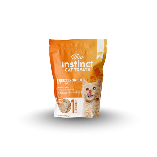 Wild Instinct Freeze-Dried Beef Liver Cat Treats - 2.1 oz