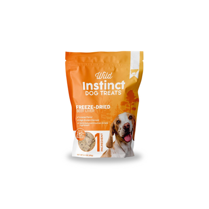 Wild Instinct Freeze-Dried Beef Liver Dog Treats - 2.1 oz
