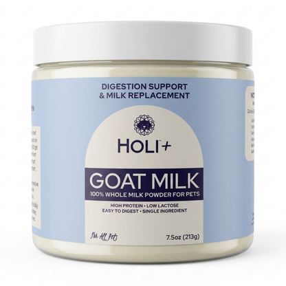 Holi Powdered Goat Milk for Dogs & Cats – Single-Ingredient Topper & Milk Replacer