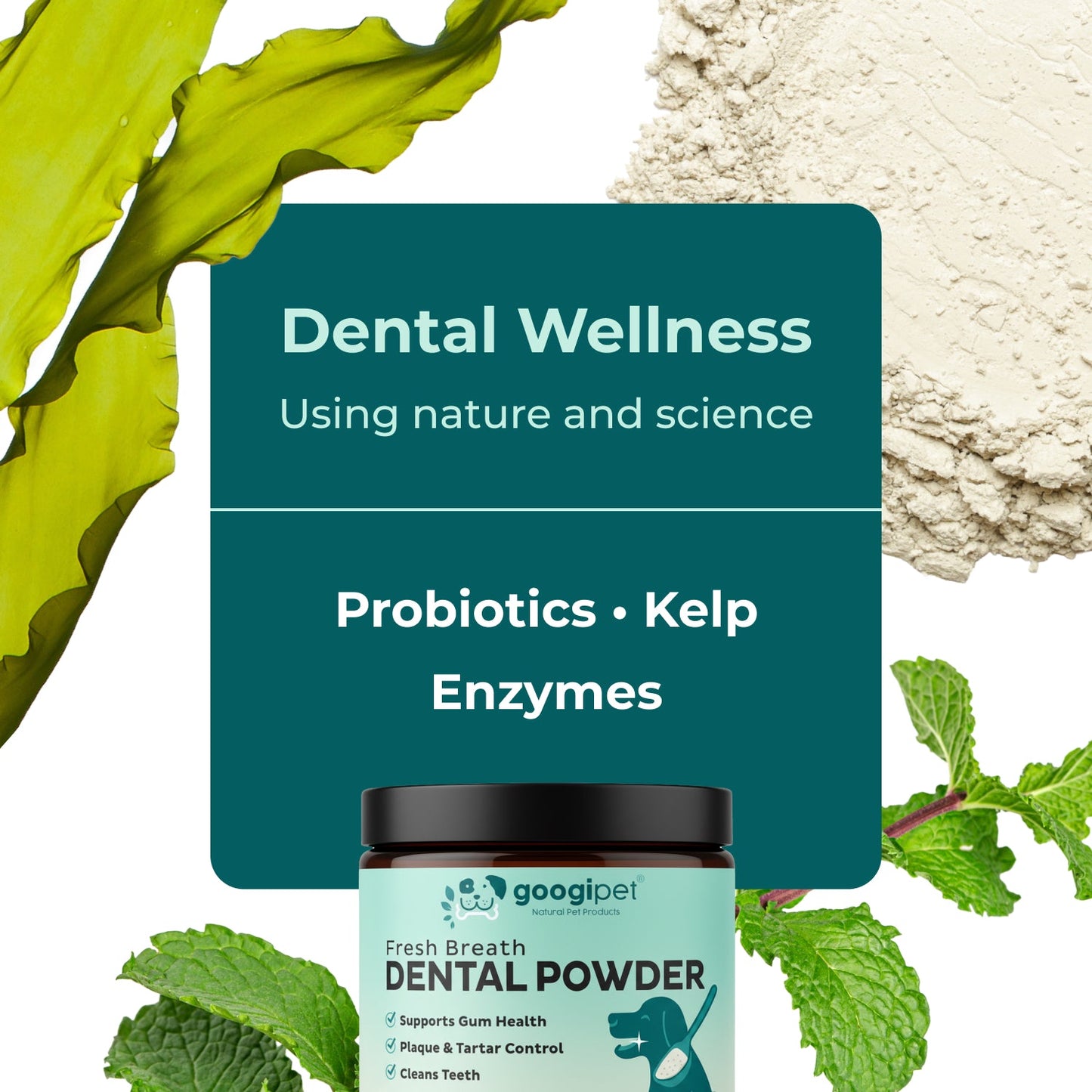 Googipet Fresh Breath Dental Powder for Dogs
