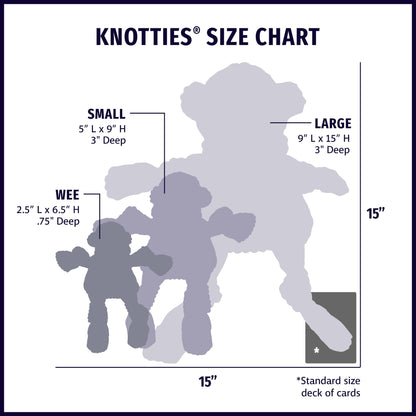 HuggleHounds Army Mule Knottie Plush Dog Toy