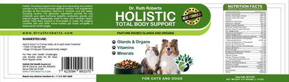 Holistic Total Body Support Multivitamin for Dogs & Cats