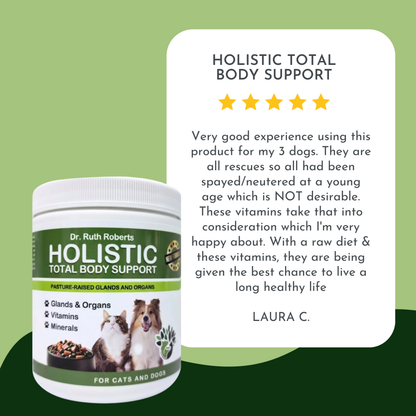 Holistic Total Body Support Multivitamin for Dogs & Cats