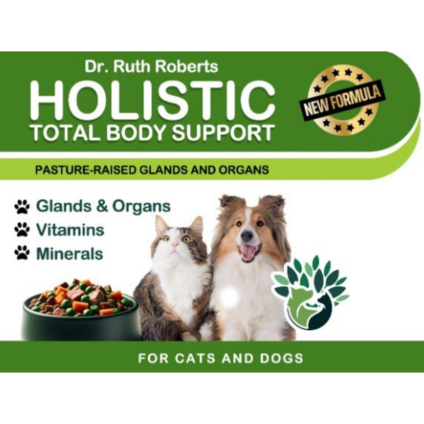 Holistic Total Body Support Multivitamin for Dogs & Cats