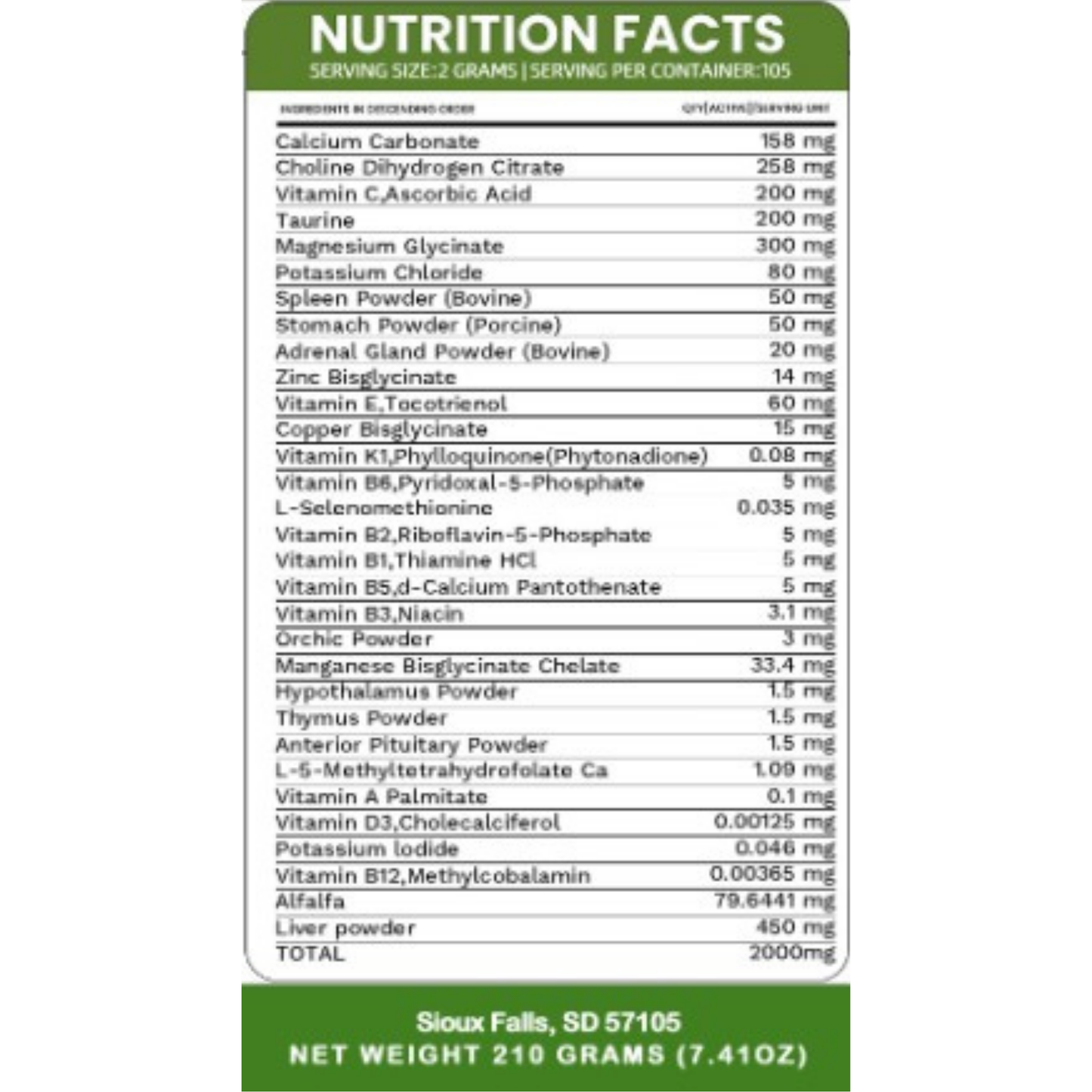 Holistic Total Body Support Multivitamin for Dogs & Cats