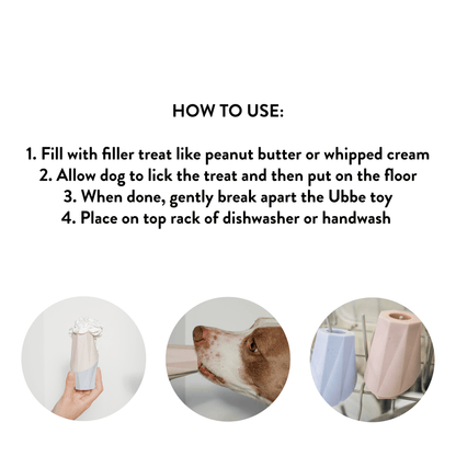 The Ubbe Dog Licking Toy – Modern Treat Dispensing Toy