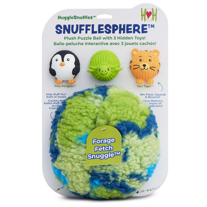 HuggleHounds HuggleSnuffles SnuffleSphere Puzzle Ball Dog Toy