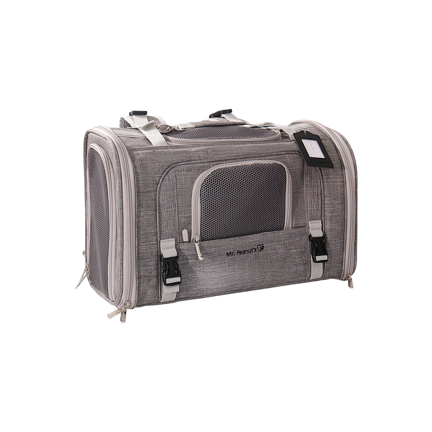 Mr. Peanut’s Monterey Horizontal Backpack Pet Carrier – FAA Airline-Friendly Travel Carrier