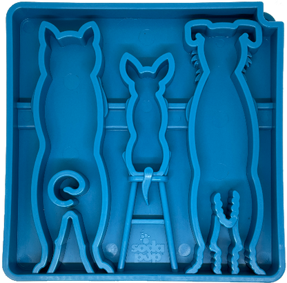 SodaPup Waiting Dogs eTray – Shallow Slow Feeder & Enrichment Tray