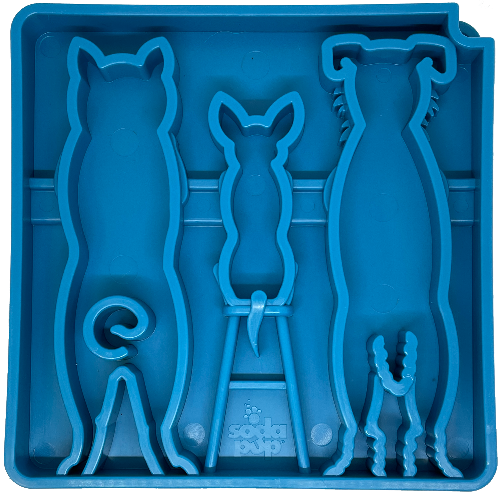 SodaPup Waiting Dogs eTray – Shallow Slow Feeder & Enrichment Tray