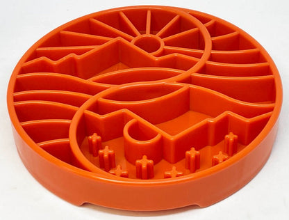 Sun & Moon eTray Slow Feeder Dog Bowl – Shallow Enrichment Tray