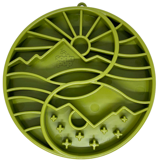 Sun & Moon eTray Slow Feeder Dog Bowl – Shallow Enrichment Tray