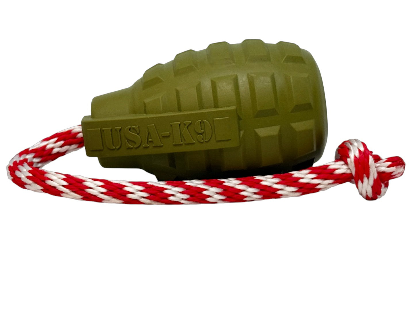 SodaPup Grenade Dog Toy – Chew, Treat Dispenser & Tug Toy