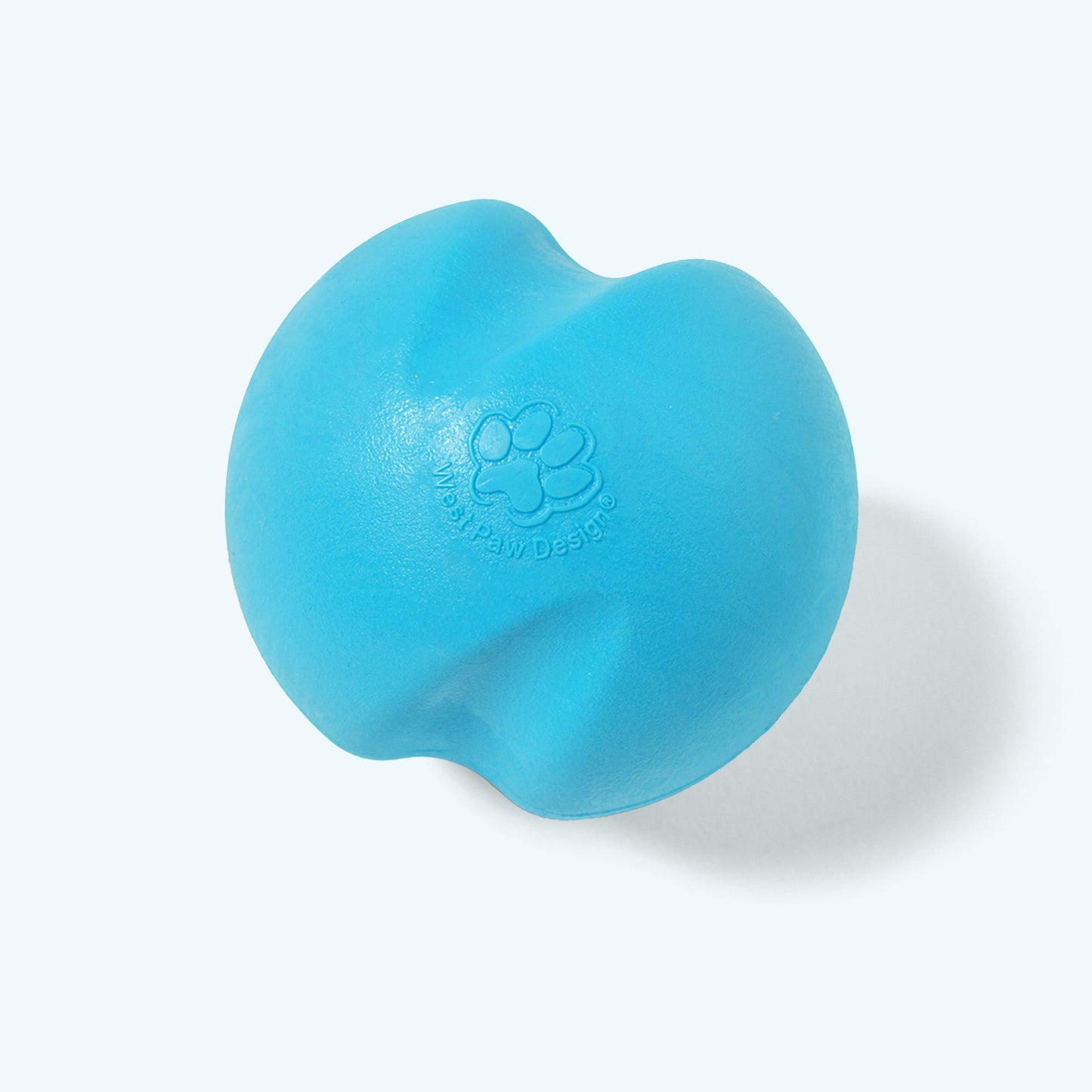 West Paw Jive Dog Ball – Tough Fetch Toy for Strong Chewers