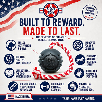 SodaPup Magnum Stars & Stripes Dog Toy