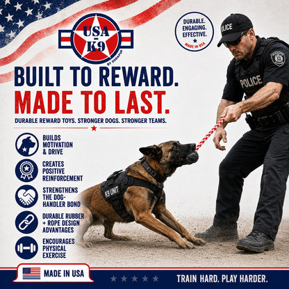 SodaPup Magnum Stars & Stripes Dog Toy