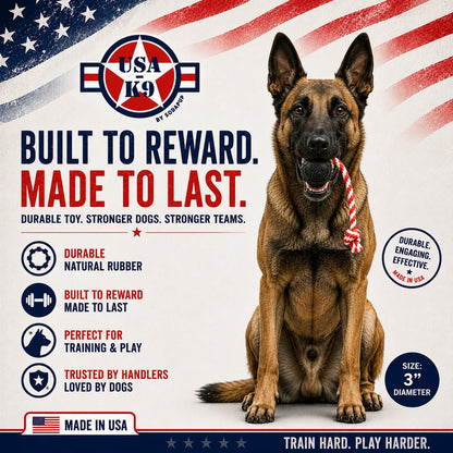 SodaPup Magnum Stars & Stripes Dog Toy