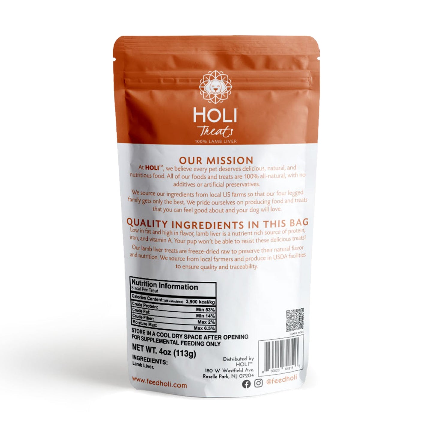 Holi Land Lover’s Freeze-Dried Dog Treat Variety Pack – Rabbit, Beef Liver & Lamb Liver