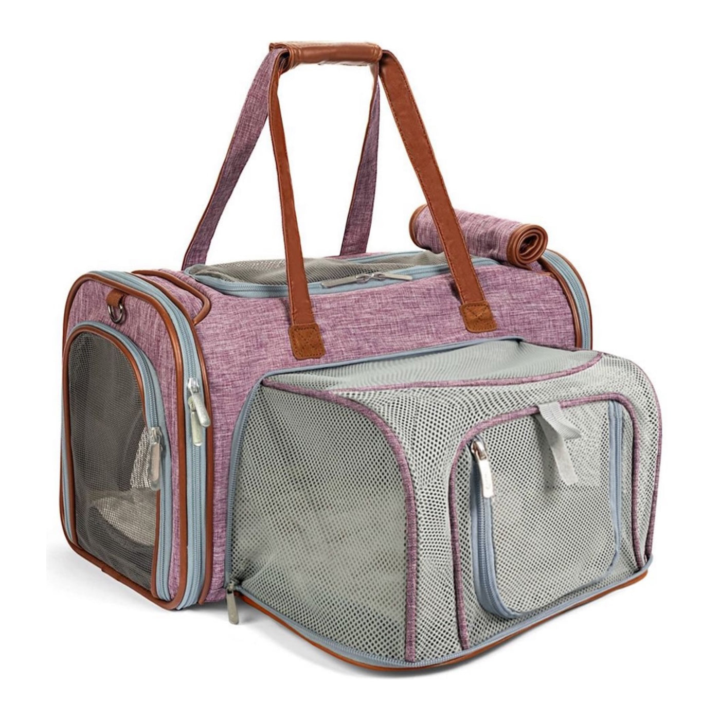 Mr. Peanut’s Gold Series Mini Expandable Pet Carrier – FAA Airline-Friendly Travel Carrier