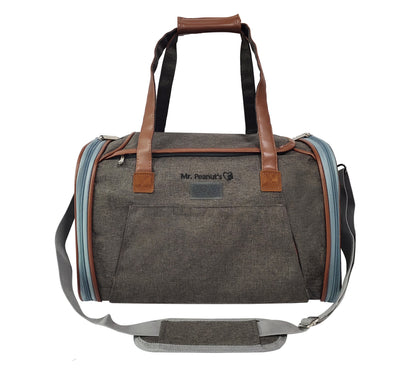 Mr. Peanut’s Gold Series Mini Expandable Pet Carrier – FAA Airline-Friendly Travel Carrier