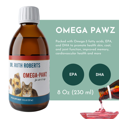 Omega Pawz Liquid Omega-3 Oil for Dogs & Cats