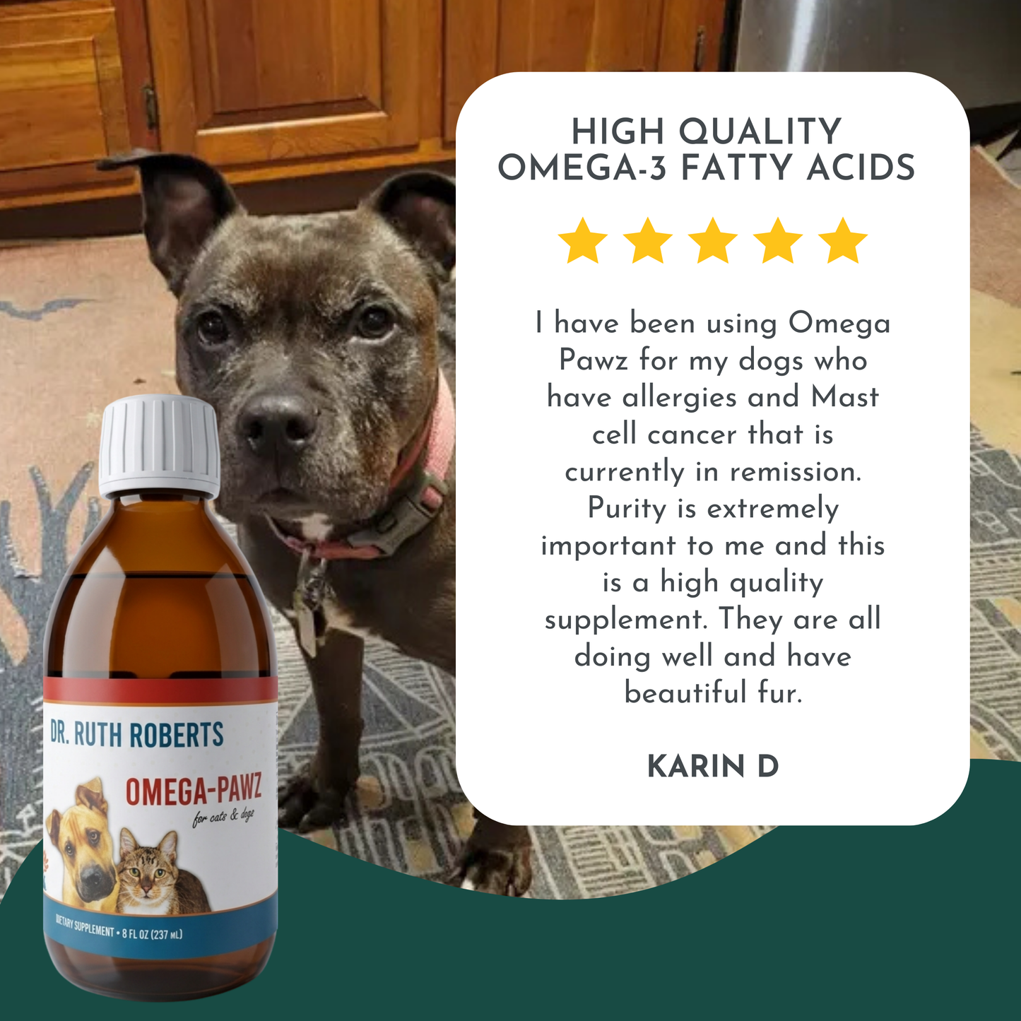 Omega Pawz Liquid Omega-3 Oil for Dogs & Cats