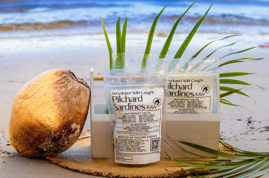 Raw Instincts Dehydrated Wild-Caught Pilchard Sardines for Cats & Dogs – 2 oz