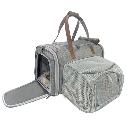 Mr. Peanut’s Gold Series V3.0 Expandable Pet Carrier – FAA Airline-Friendly Travel Carrier