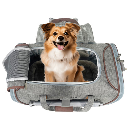 Mr. Peanut’s Gold Series V3.0 Expandable Pet Carrier – FAA Airline-Friendly Travel Carrier