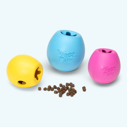 West Paw Rumbl Treat Dispensing Bouncy Puzzle Toy