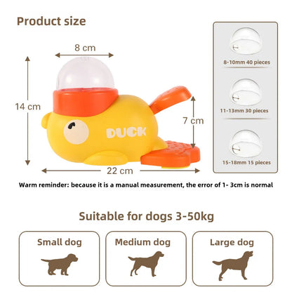 DuckBite Treat Dispenser – Interactive Pet Feeder for Dogs &amp; Cats