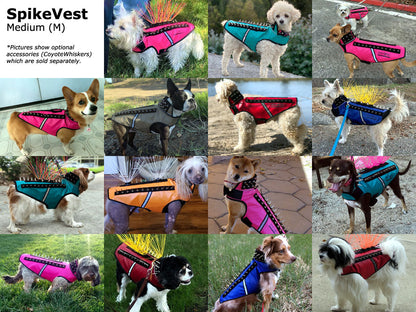 SpikeVest Dog Protection Vest – Adjustable Spiked Safety Harness