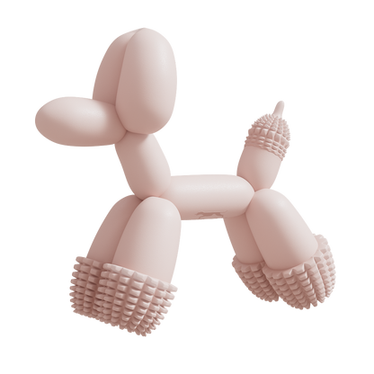 SandDog Balloon Dog Toy, Pink