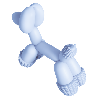 SandDog Balloon Dog Toy, Blue