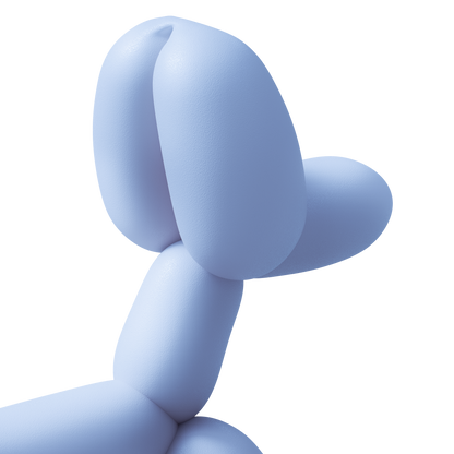 SandDog Balloon Dog Toy, Blue