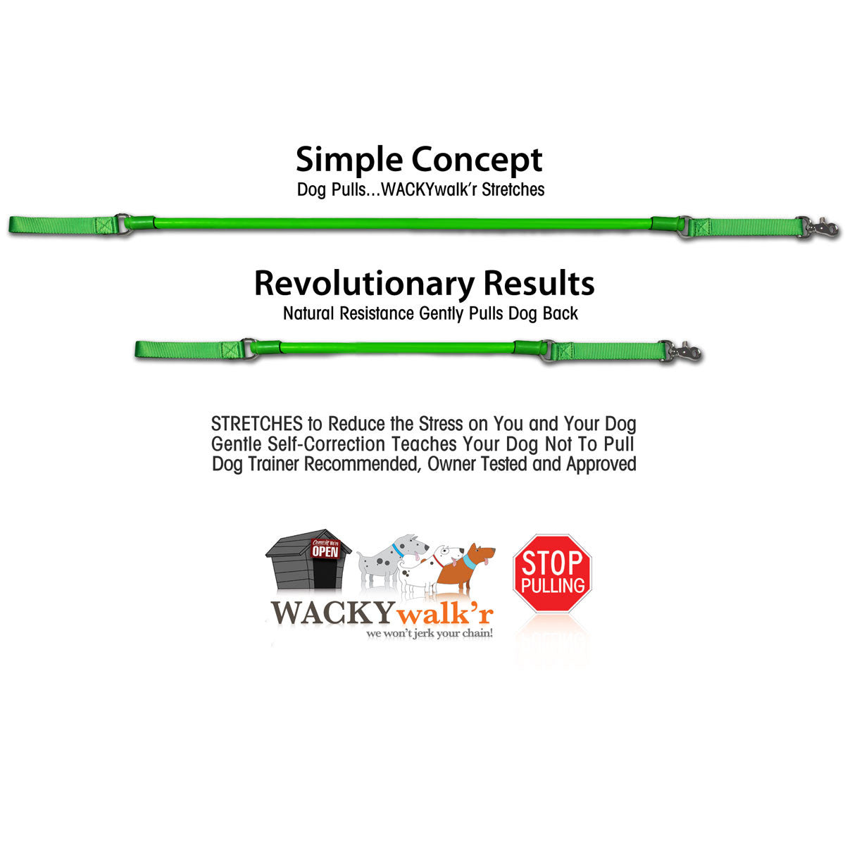 Urban Walk’r No-Pull Leash – Short City Dog Leash