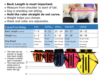 CoyoteVest Dog Protection Vest – Adjustable Predator Defense Harness