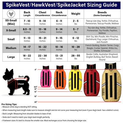 SpikeVest Dog Protection Vest – Adjustable Spiked Safety Harness