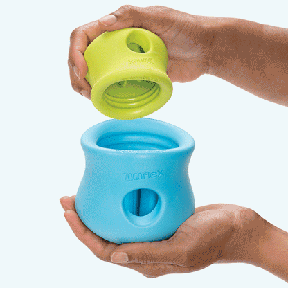 West Paw Toppl Treat Toy – Puzzle Feeder for Moderate Chewers