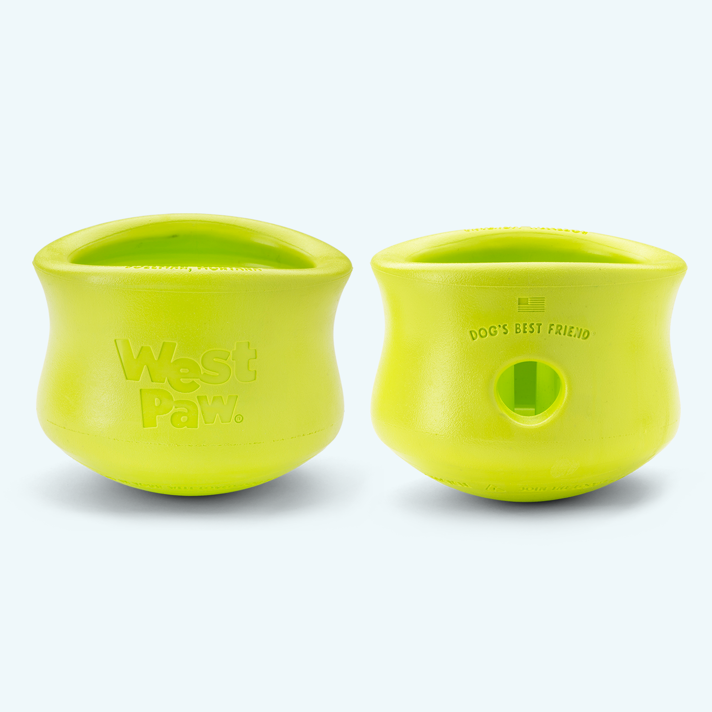 West Paw Toppl Treat Toy – Puzzle Feeder for Moderate Chewers