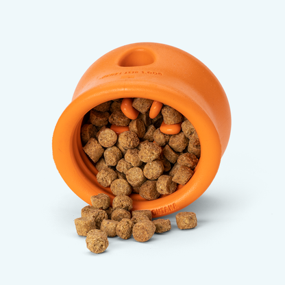 West Paw Toppl Treat Toy – Puzzle Feeder for Moderate Chewers