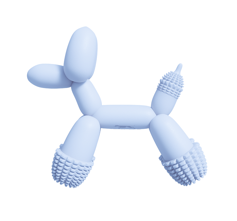 SandDog Balloon Dog Toy, Blue