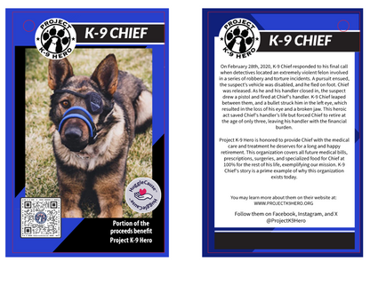 HuggleHounds K-9 Chief Knottie Plush Dog Toy