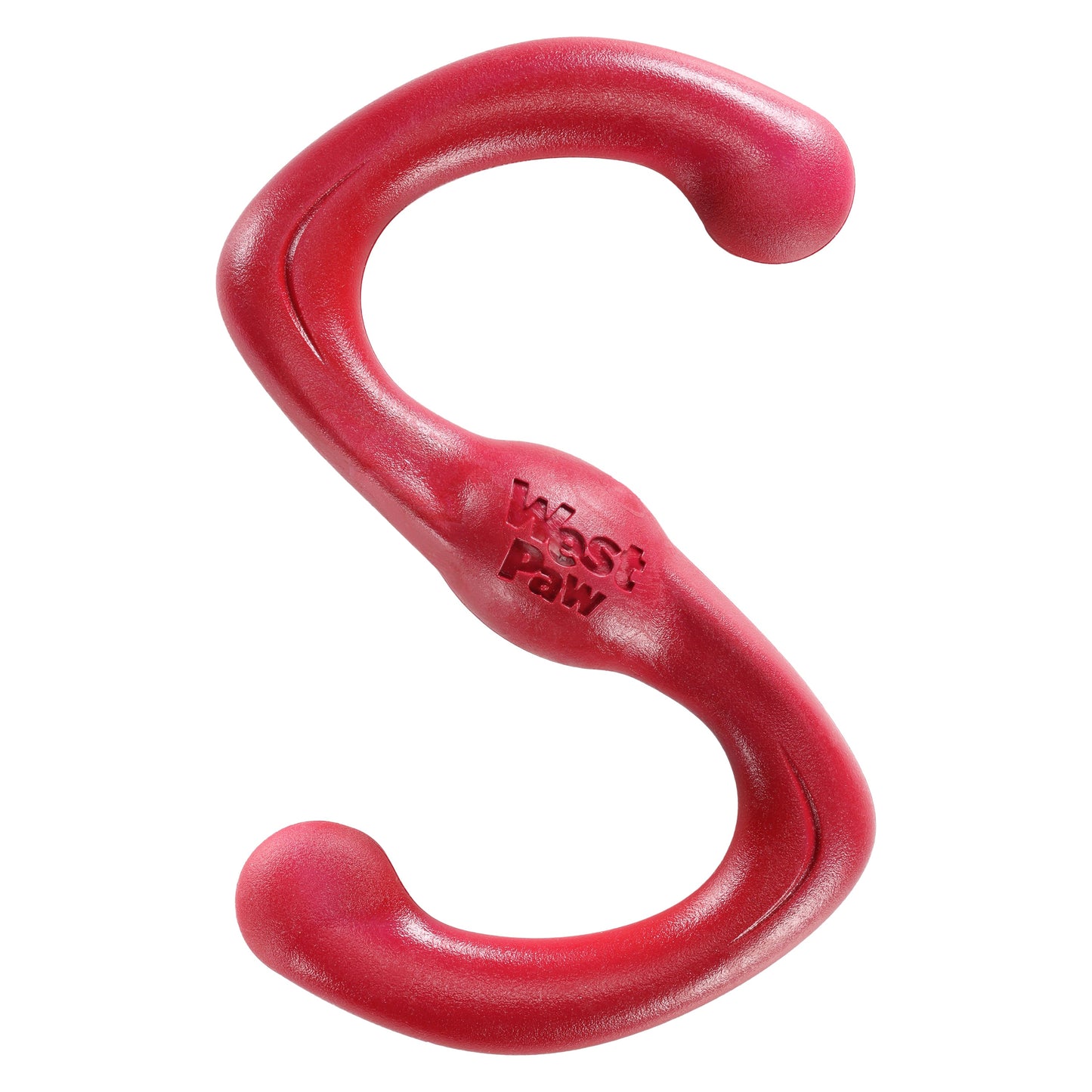 West Paw Bumi Ruby Dog Tug Toy – Stretchy S-Shaped Toy
