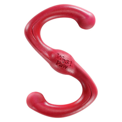 West Paw Bumi Ruby Dog Tug Toy – Stretchy S-Shaped Toy