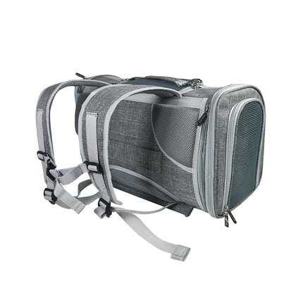 Mr. Peanut’s Monterey Horizontal Backpack Pet Carrier – FAA Airline-Friendly Travel Carrier