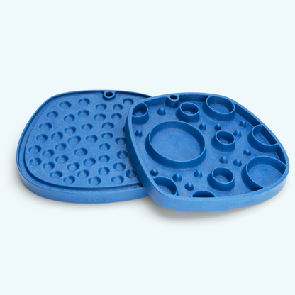 West Paw Bubbles Feast Mat – Slow Feeder & Lick Mat for Dogs